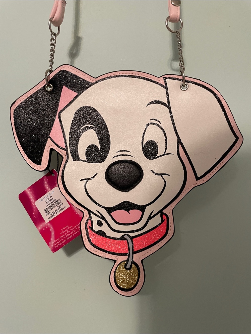 Disney Primark 101 Dalmatians Glitter Crossbody Bag NWT